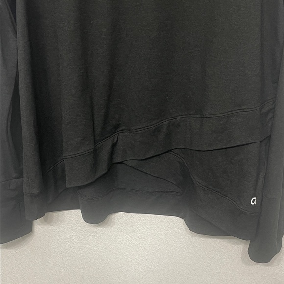 GapFit Black Brushed Tech Jersey Long Sleeve Top XL - Picture 4 of 7
